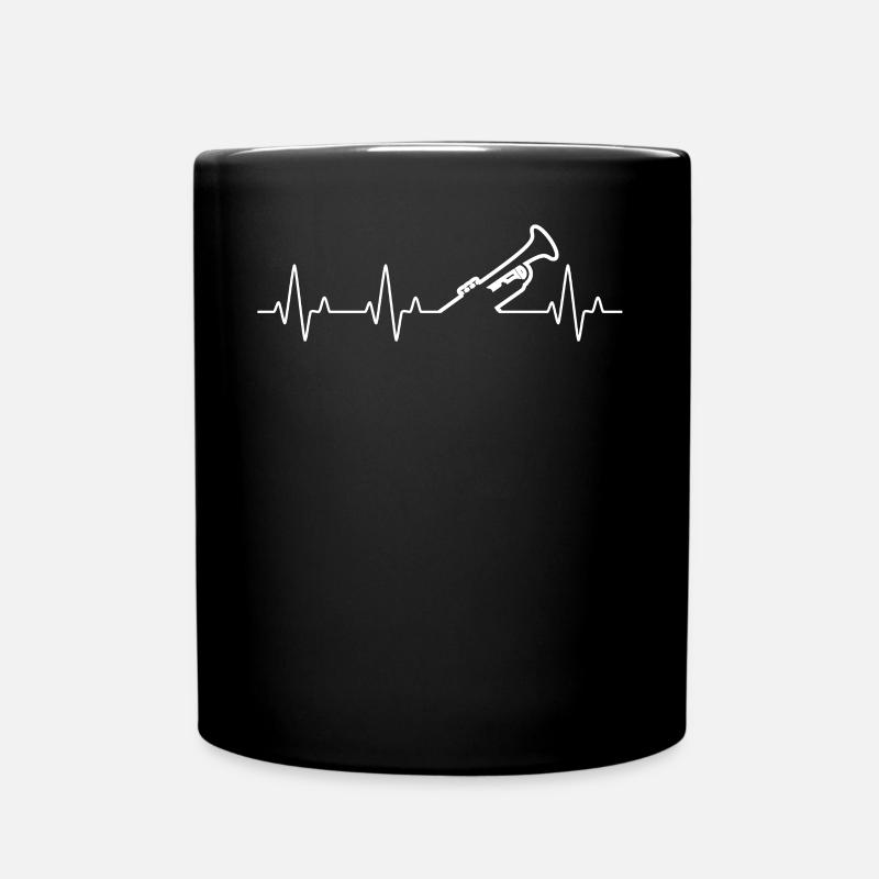 Trompete Trompetenspieler Trompeter - Tasse einfarbig - Schwarz