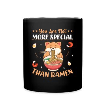 Vous n’êtes pas plus spécial que les ramen - nouilles ramen - Mug uni - noir - Devant