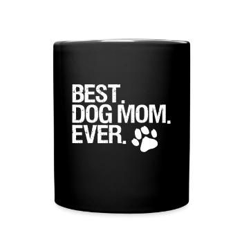 Meilleure maman de chien Everbluey kidsaunt trixie heelerchill - Mug uni - noir - Devant