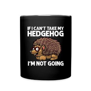 Cool Hedgehog For Men Women Hedgehog Lovers Hedge - Full Colour Mug - black - Front