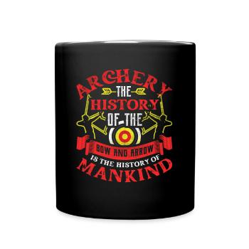 Tir à l’arc L’histoire de Pfeil - Mug uni - noir - Devant