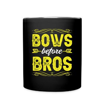 S’incliner devant les frères - Mug uni - noir - Devant
