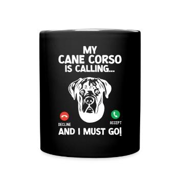 Cane Corso - Full Colour Mug - black - Front