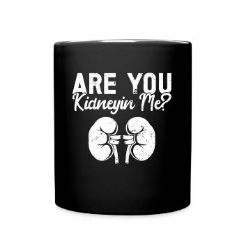 Kidney donor - Full Colour Mug - black - Front
