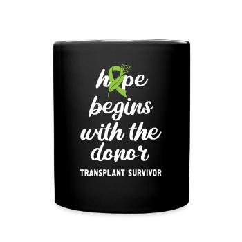 Kidney donor - Full Colour Mug - black - Front