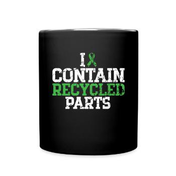 Kidney donor - Full Colour Mug - black - Front