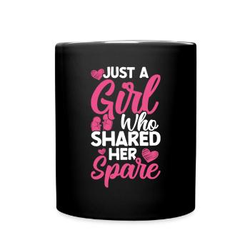 Kidney donor - Full Colour Mug - black - Front