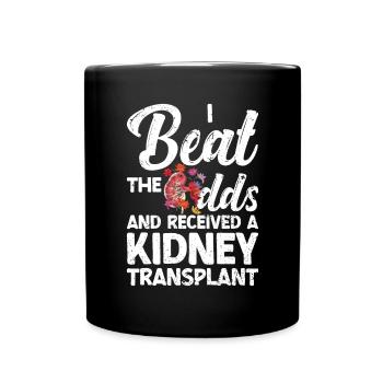 Kidney donor - Full Colour Mug - black - Front