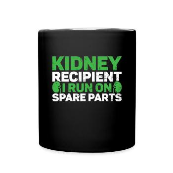 Kidney donor - Full Colour Mug - black - Front
