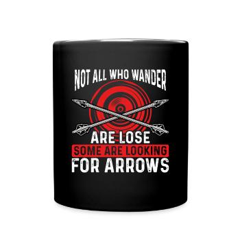 À la recherche de flèches - Mug uni - noir - Devant