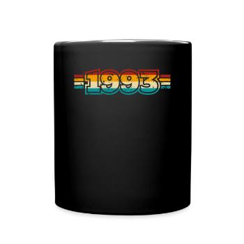 Vintage Retro 1993 30th Birthday Shirt Cadeau - Mug uni - noir - Devant