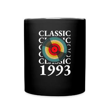 Classic 1993 30th Birthday Shirt Record - Mug uni - noir - Devant