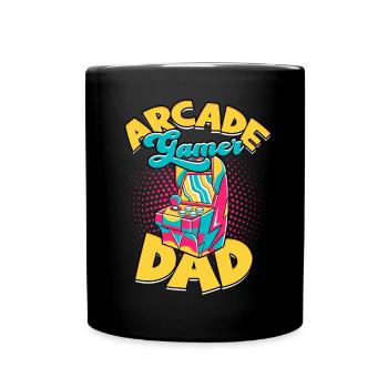 Retro Gamer Jeux vidéo Arcade Gaming Pinball Spike - Mug uni - noir - Devant