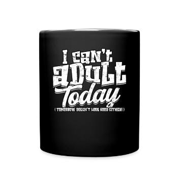 adult humor adult gift birthday ges - Full Colour Mug - black - Front