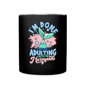 adult humor adult gift birthday ges - Full Colour Mug - black - Front