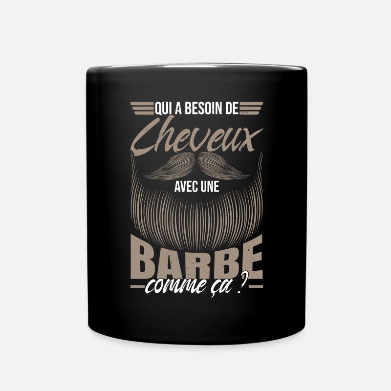Humour Barbe - Mug uni - noir
