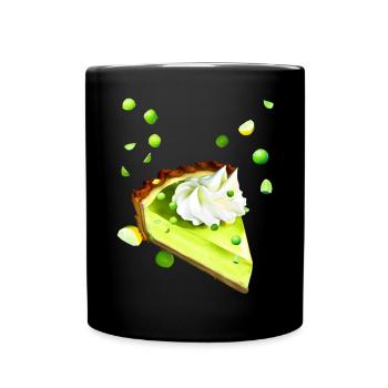 Lime Cake Lemon Lime - Full Colour Mug - black - Front