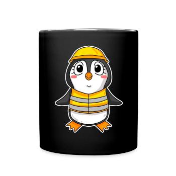 Penguin Kids Motif - Mug uni - noir - Devant