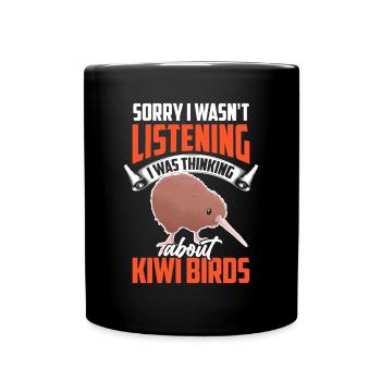 Kiwi Bird drôle Saying New Zealand Kiwi - Mug uni - noir - Devant