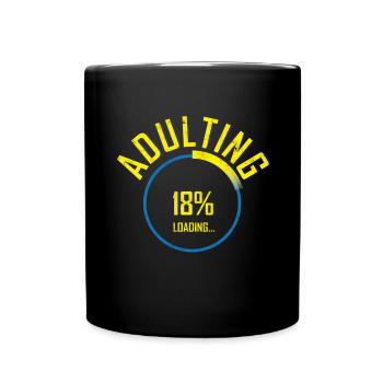 adult humor adult gift birthday ges - Full Colour Mug - black - Front