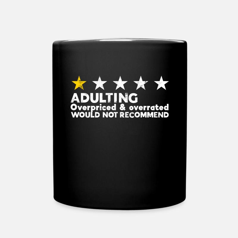 erwachsen humor erwachsene geschenk geburtstag ges - Tasse einfarbig - Schwarz