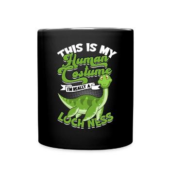 lochlochlochness geschenkidee geschenk - Tasse einfarbig - Schwarz - Vorne