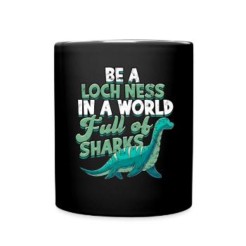 lochlochlochness geschenkidee geschenk - Tasse einfarbig - Schwarz - Vorne