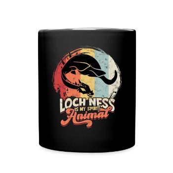 lochlochlochness geschenkidee geschenk - Tasse einfarbig - Schwarz - Vorne