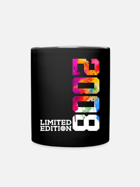 18. GEBURTSTAG LIMITED EDITION 2008 - Tasse einfarbig - Schwarz