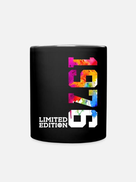 50. GEBURTSTAG LIMITED EDITION 1976 - Tasse einfarbig - Schwarz