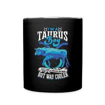 Schwarzer Stierkönigin April Zodiac Astrology - Tasse einfarbig - Schwarz - Vorne
