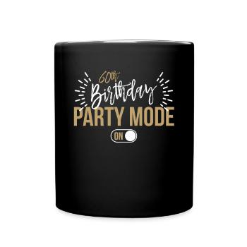 60th Birthday Party Mode sur 1963 60th Birthday - Mug uni - noir - Devant