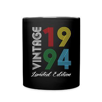 Vintage 1994 Vintage Birthday Retro Vintage - Full Colour Mug - black - Front