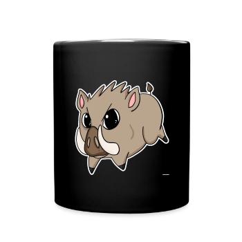 Wild boar - pig motif - Full Colour Mug - black - Front