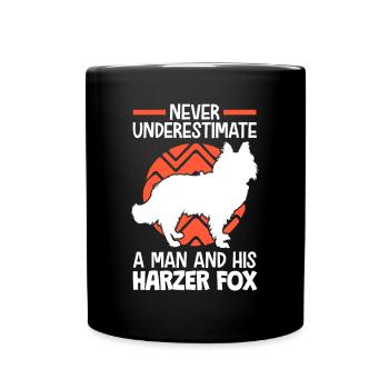 Do not underestimate Harzer Fuchs herding dog - Full Colour Mug - black - Front