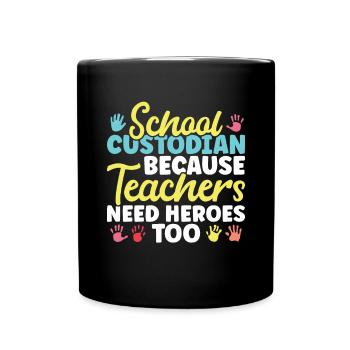 Schulbeamte - Tasse einfarbig - Schwarz - Vorne