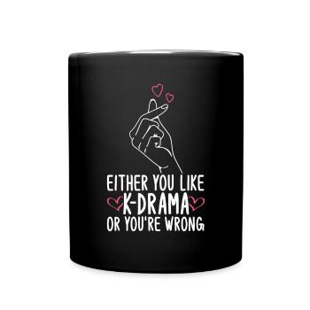 K-Drame - Mug uni - noir - Devant
