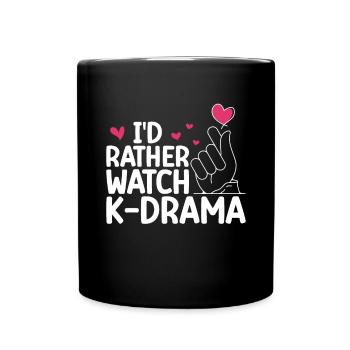 K-Drame - Mug uni - noir - Devant