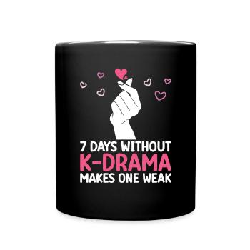 K-Drame - Mug uni - noir - Devant