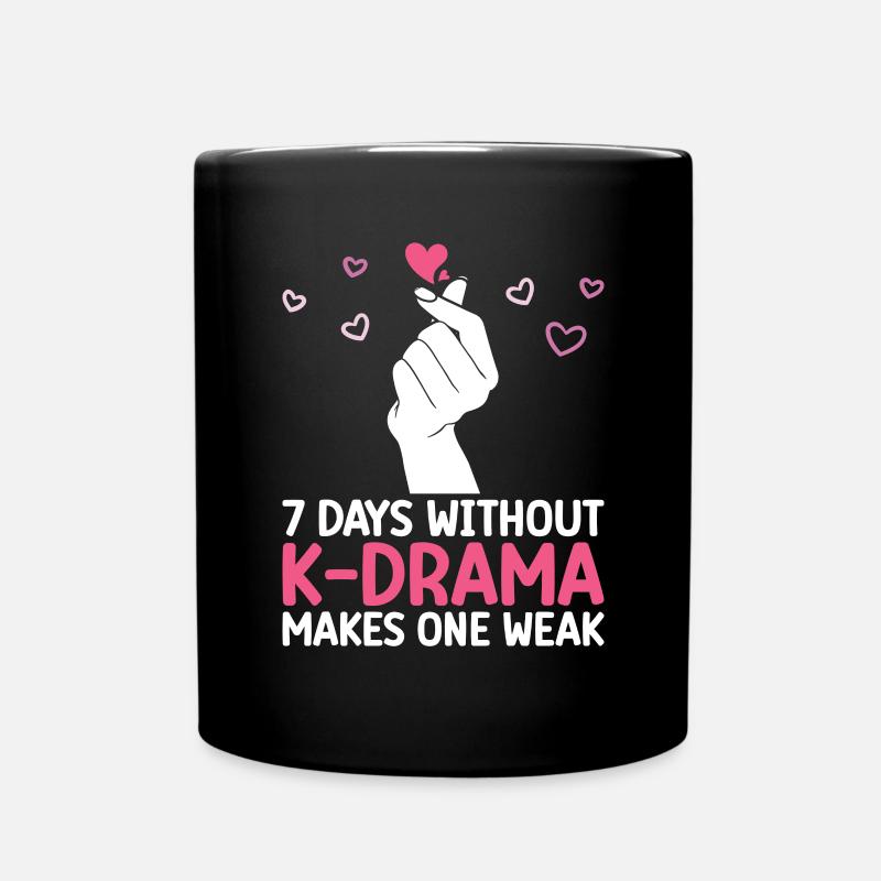 K-Drama - Tasse einfarbig - Schwarz
