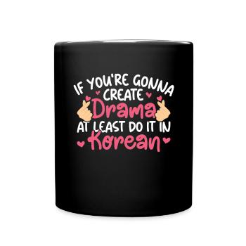 K-Drame - Mug uni - noir - Devant