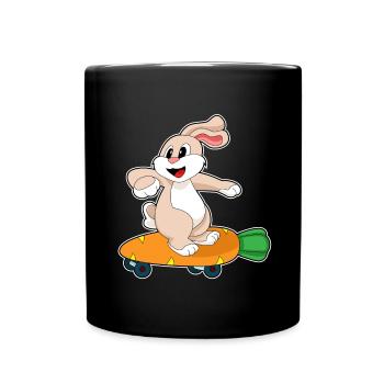 Bunny Skater Skateboard - Mug uni - noir - Devant