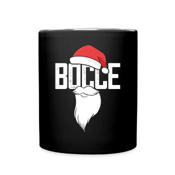 Bocce Santa Claus Bocce Ball avec Jack Bocci - Mug uni - noir - Devant