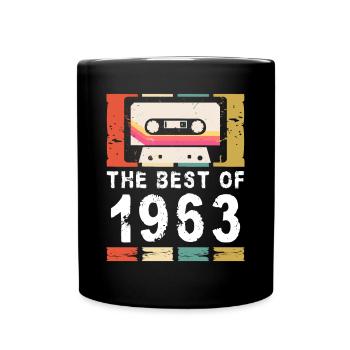 Vintage Best Of 1963 60th Birthday Cassette - Mug uni - noir - Devant
