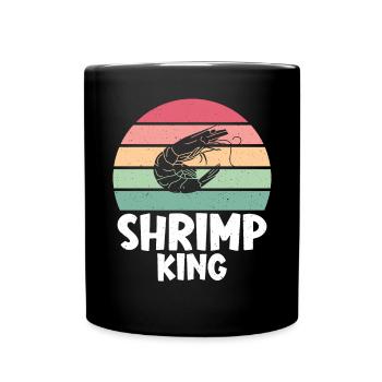Shrimp Lover Gift - Full Colour Mug - black - Front