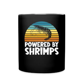 Shrimp Lover Gift - Full Colour Mug - black - Front