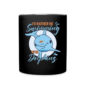 Enfants Dauphin - Mug uni - noir - Devant