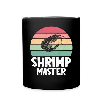 Shrimp Lover Gift - Full Colour Mug - black - Front