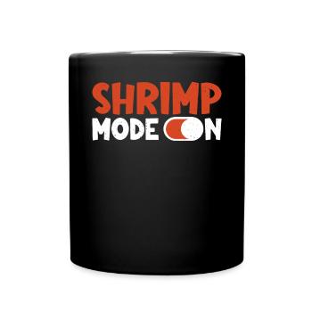 Shrimp Lover Gift - Full Colour Mug - black - Front