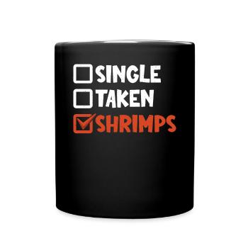 Shrimp Lover Gift - Full Colour Mug - black - Front